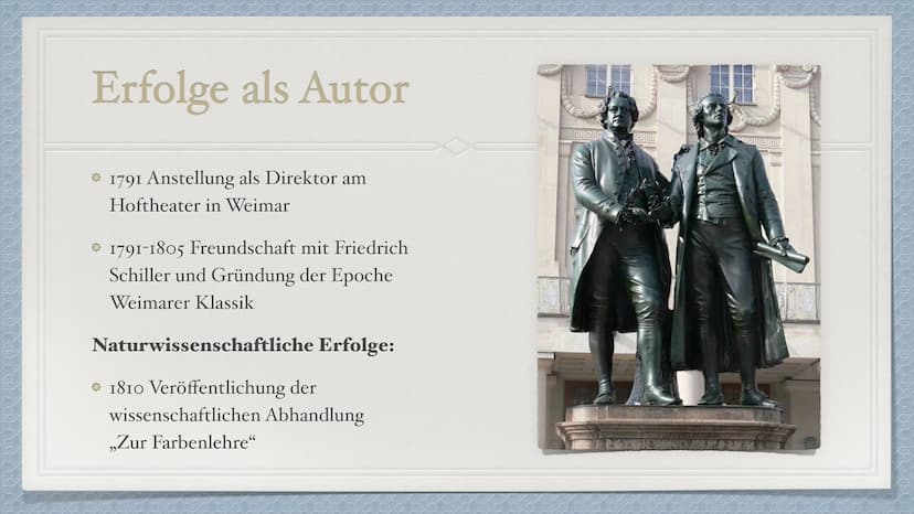 Johann Wolfgang
von Goethe
1749-1832 Kindheit und Jugend
Familie
*28. August 1749 in Frankfurt am Main
→ Eine jüngere Schwester Cornelia (di