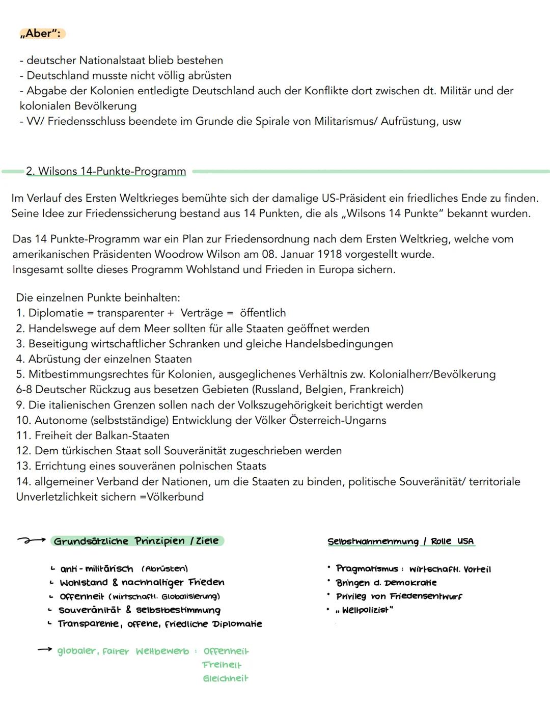 # Lernzettel Geschichte

1. Versailler Vertrag
Datum: 28.06.1919
Ort: Versailles, Frankreich
Ereignis: Unterzeichnung des Friedensvertrages 