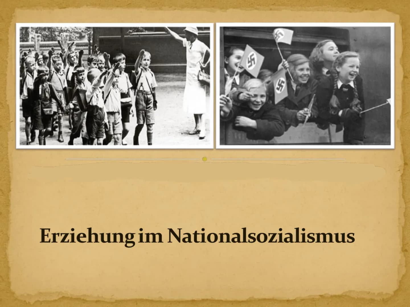 5
Erziehung im Nationalsozialismus Inhaltsverzeichnis
1. Kurzbiographie Adolf Hitler
2. Hitlers Erziehungsgrundsätze und -ziele
3. Vorschuli