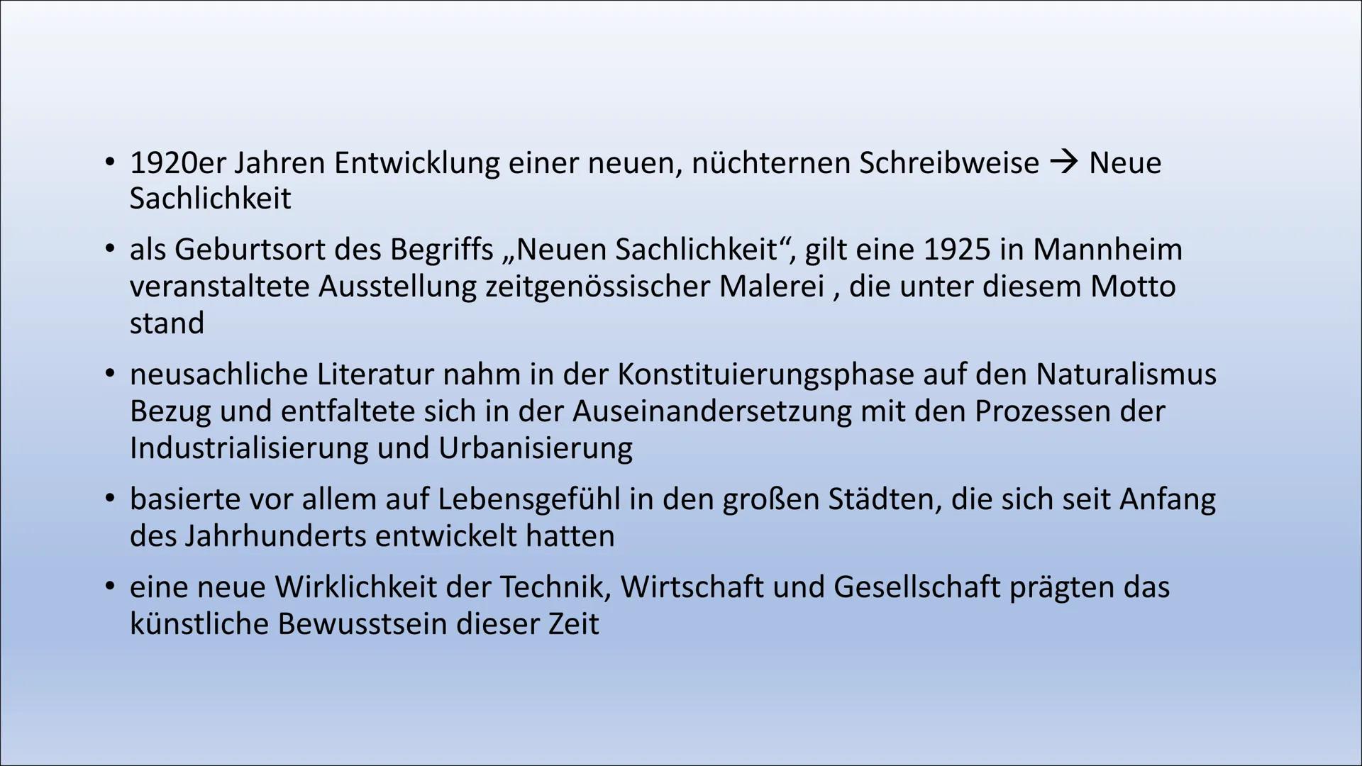 Literatur der Weimarer Republik
(1918-1933)
Die neue Sachlichkeit

Präsentation von Celina-Joelle # Gliederung:

*   Geschichtlicher Hinterg