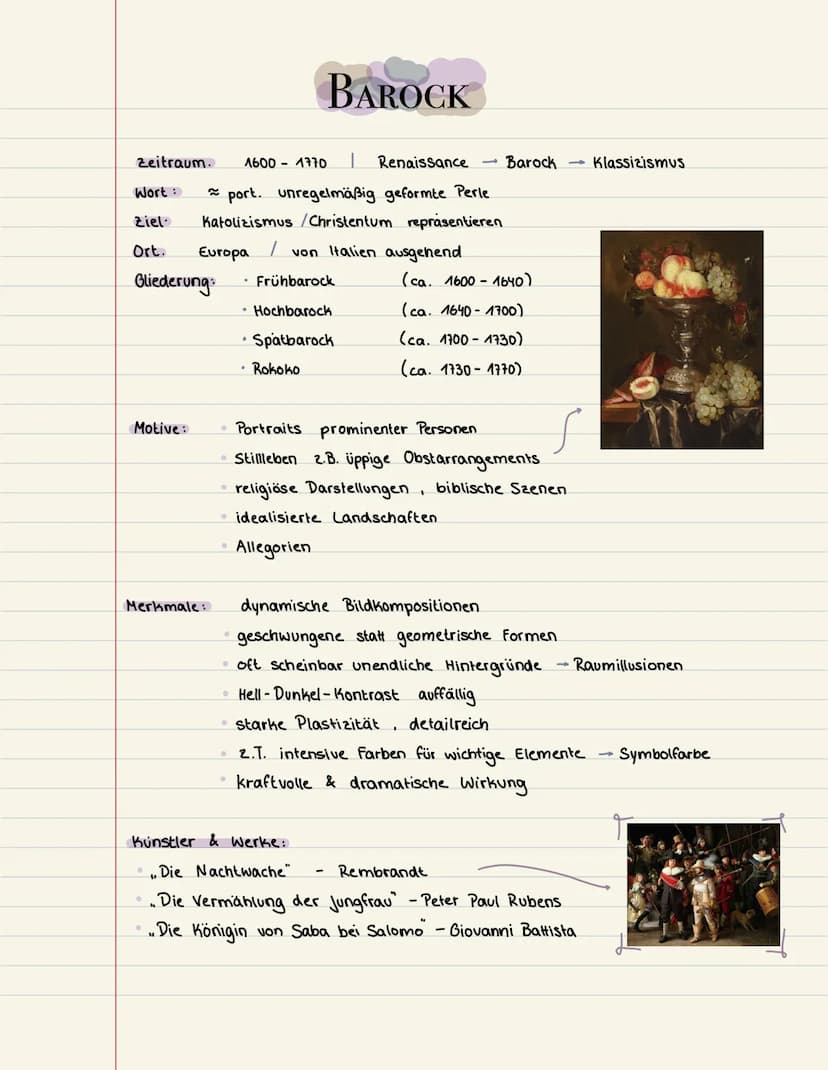 Beactions
Kunstepochen
Übersicht Zeitraum: ca 1400-1620 Golik → Renaissance → Barock
Wort: franz. Wiedergeburt, Wiedererweckung
Ziel: Wieder