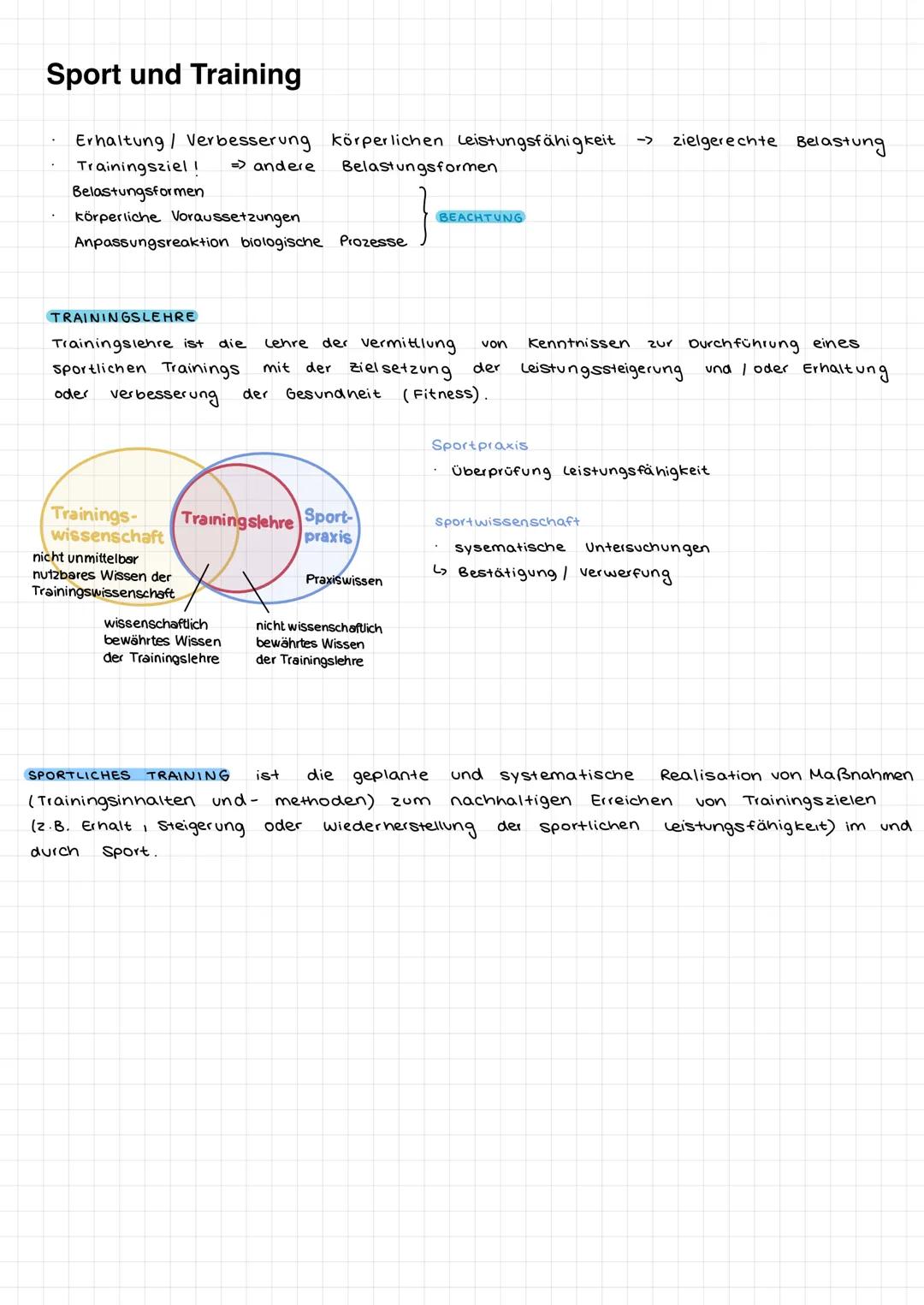 Die 7 Trainingsprinzipien und Superkompensation einfach erklärt - Trainingsprinzipien PDF und Beispiele