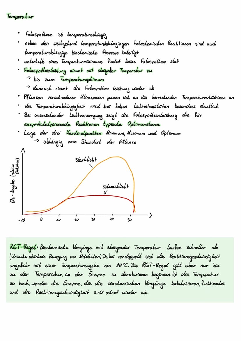 Fotosyntheses ate
Zur Bestimmung der Fotosyntheserate
hann die Sauerstoff-Abgabe der Pflanze
werden. Je mehr 02 frei wird, desto höher die
F