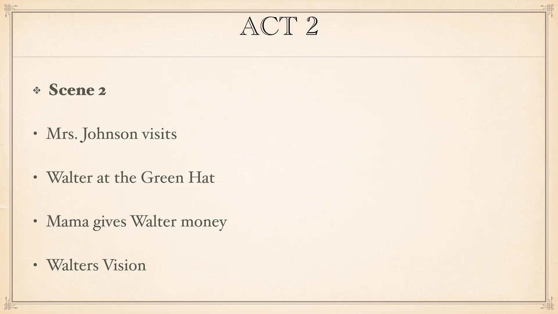 A Raisin in the sun #F
TABLE OF CONTENTS
General informations
→ Lorraine Hansberry
→ Historical context
About the title
→ Structure
→ Summar