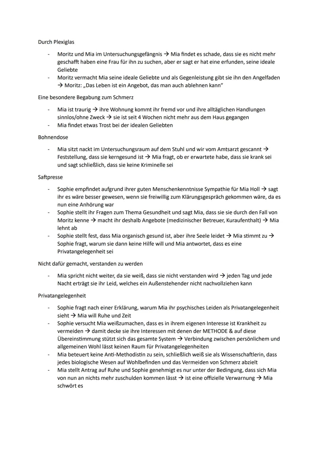 Vorwort
Das Urteil
Corpus Delicti von Juli Zeh
Gesundheit Zustand vollkommenen körperlichen, geistigen, sozialen Wohlbefindens
Gesundheit is