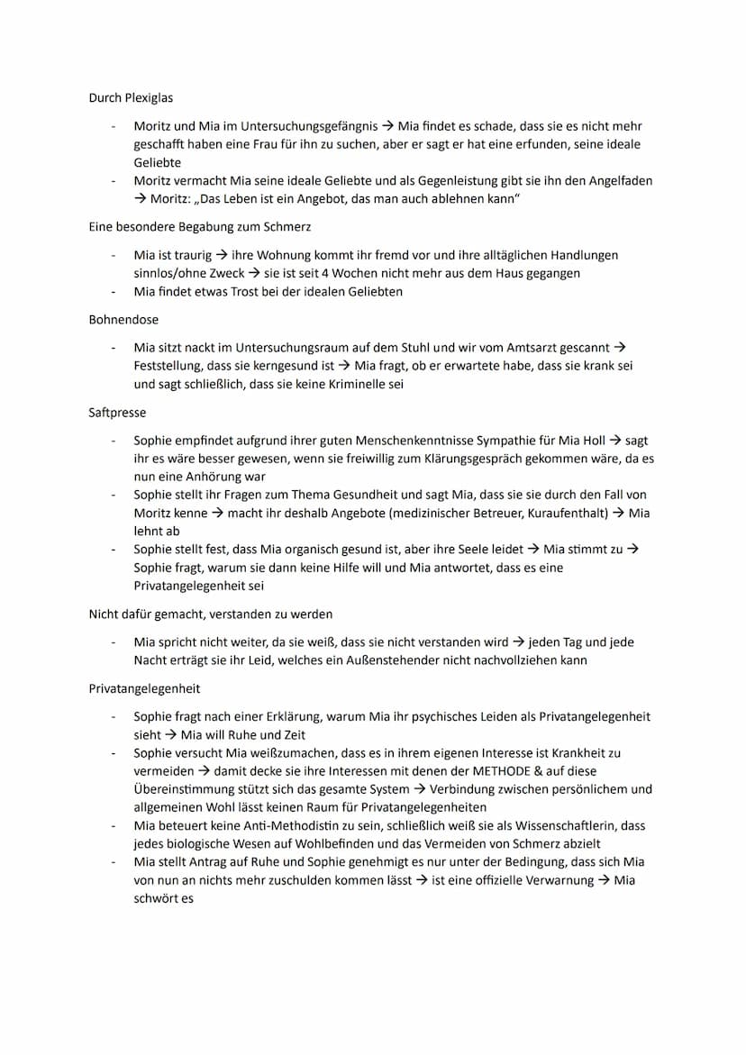 Vorwort
Das Urteil
Corpus Delicti von Juli Zeh
Gesundheit Zustand vollkommenen körperlichen, geistigen, sozialen Wohlbefindens
Gesundheit is