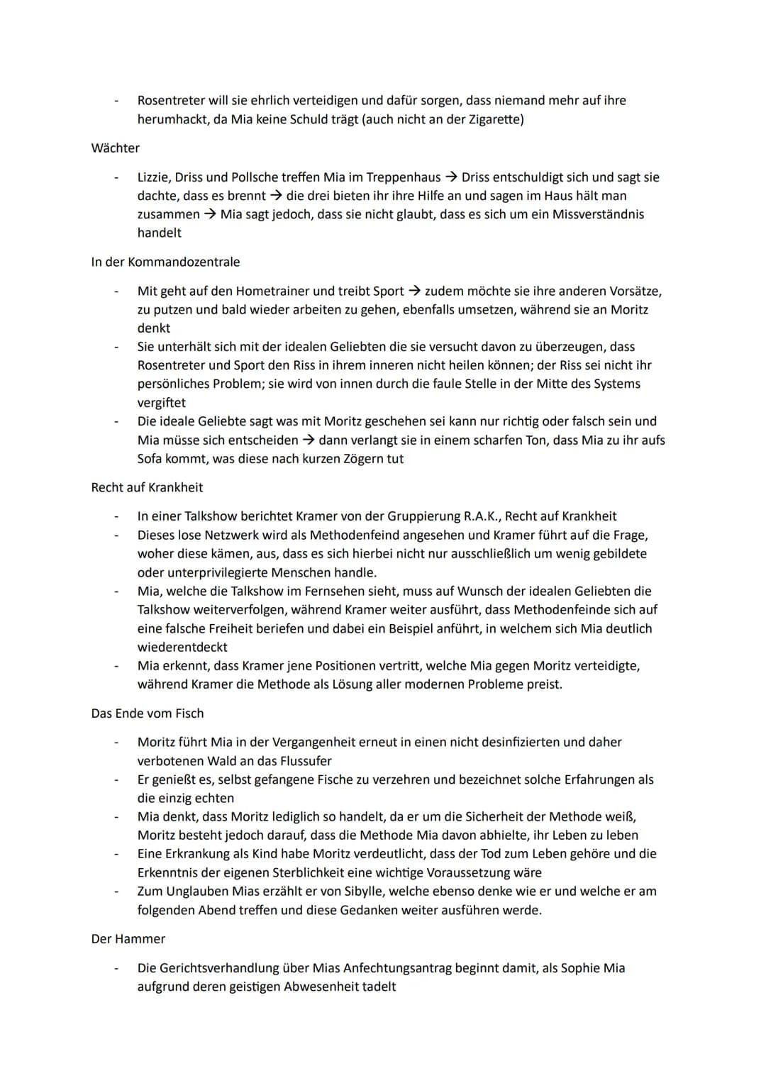 Vorwort
Das Urteil
Corpus Delicti von Juli Zeh
Gesundheit Zustand vollkommenen körperlichen, geistigen, sozialen Wohlbefindens
Gesundheit is