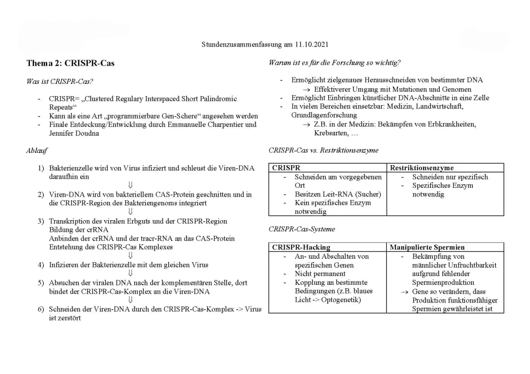 CRISPR-Cas