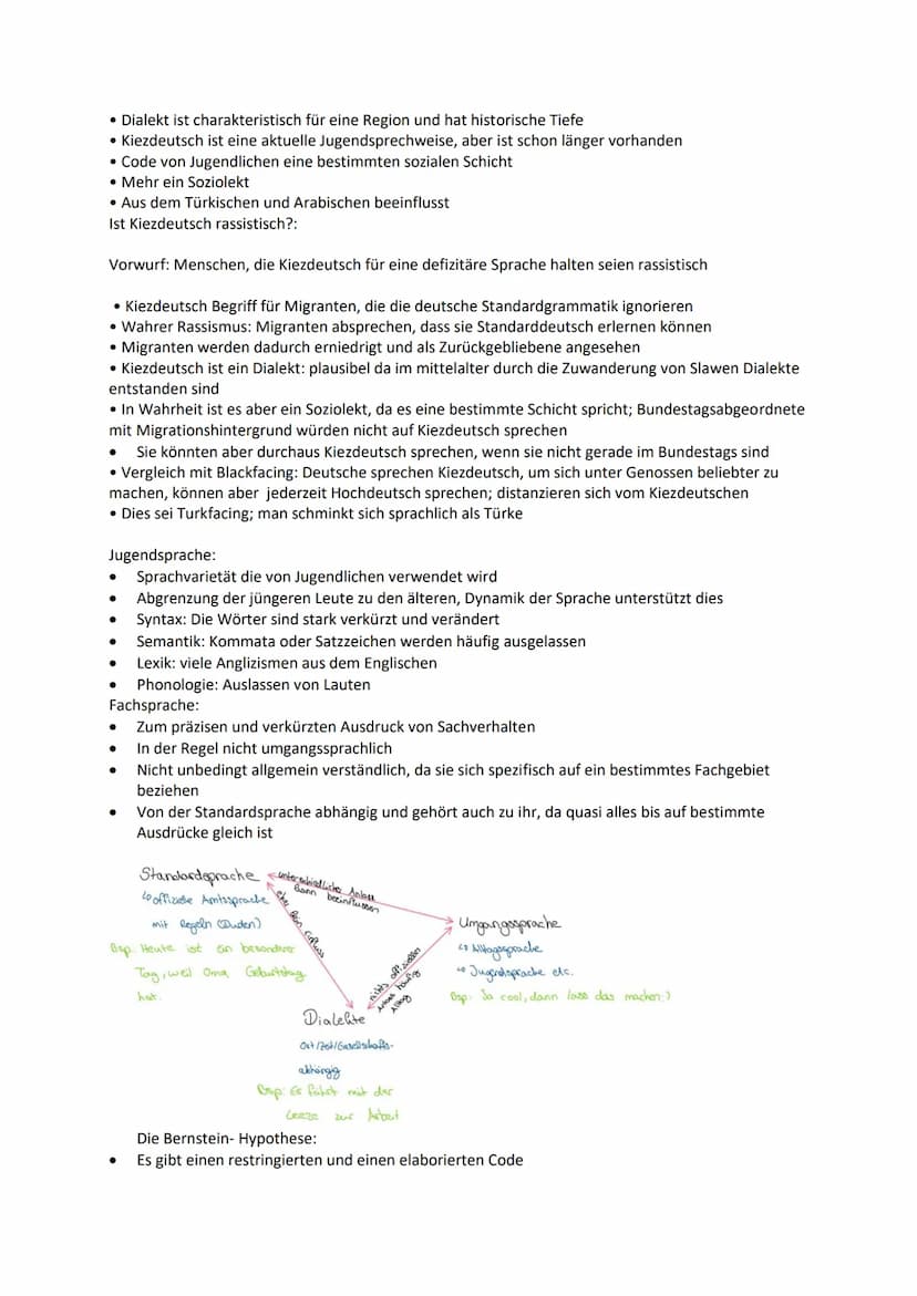 Deutsch Abitur 2023 Lernzettel
Leistungskurs
Inhaltsfeld Sprache
Spracherwerbsmodelle und
-theorien
Sprachgeschichtlicher Wandel
Sprachvarie
