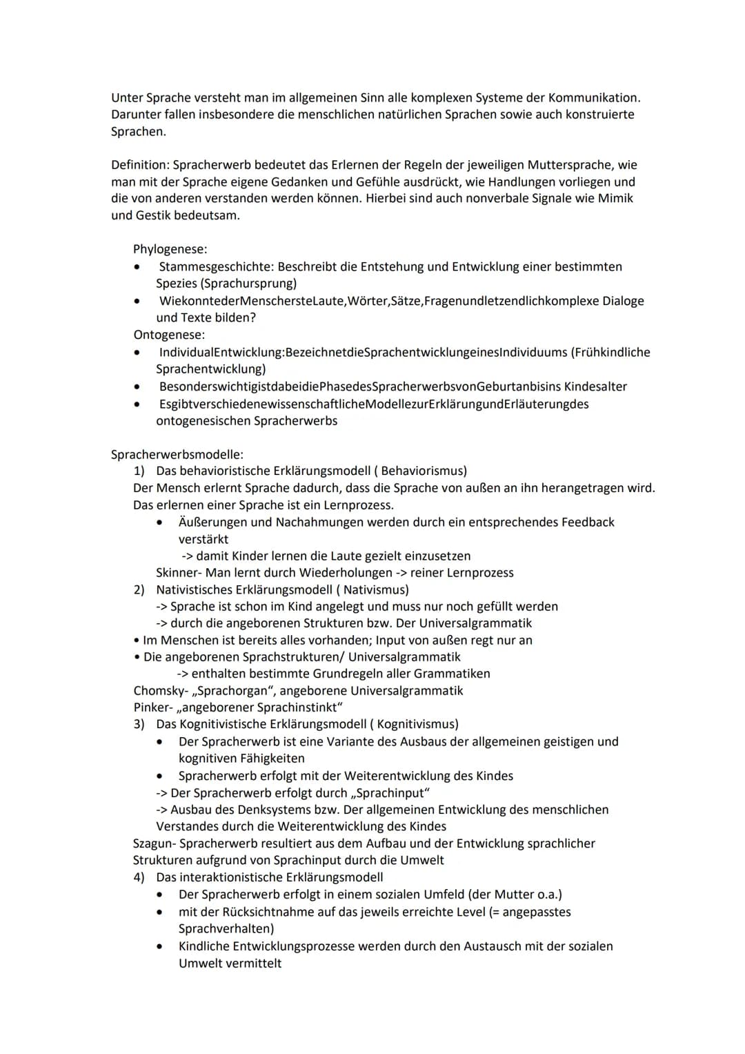 Deutsch Abitur 2023 Lernzettel
Leistungskurs
Inhaltsfeld Sprache
Spracherwerbsmodelle und
-theorien
Sprachgeschichtlicher Wandel
Sprachvarie