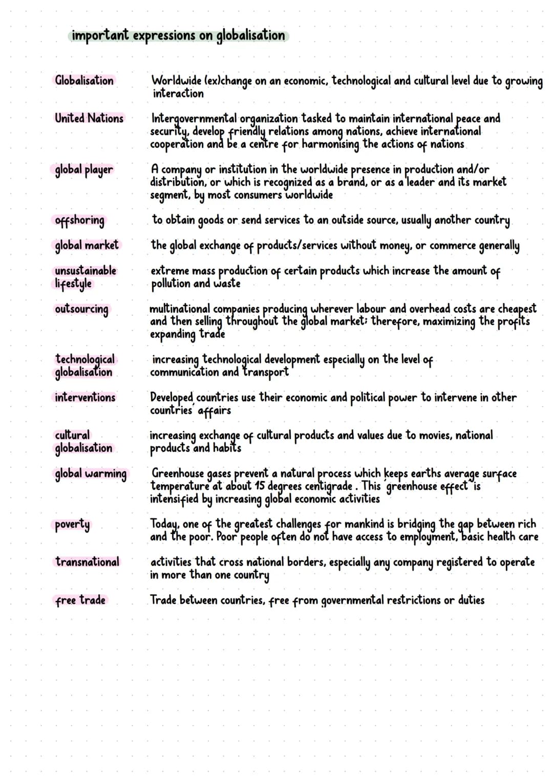 I Leseverstehen/Schreiben
1) Comprehension
2) Analysis
3) Evaluation
- nonfictional text on globalisation.
II Mediation
a) Comment
b) Creati