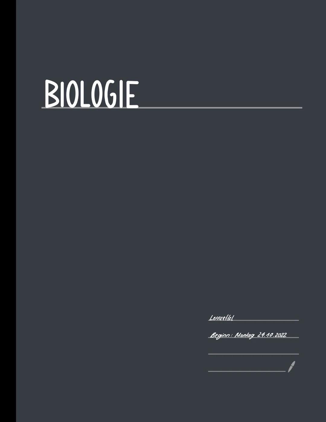 BIOLOGIE
Lernzettel
Beginn: Montag 24.10.2022 Biologie LernzeHel Vorabi
Thema 1: Genetik
Verschiedene Formen der Genetik
Klassische Kreuzung