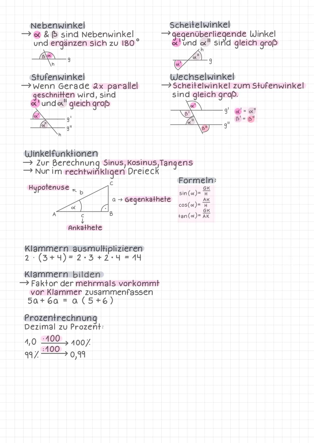  Allgemein
IN = natürliche Zahl (1;2;3;..).
G= ganze Zahl (0; 1; 2;;-1; -2 ; ...)
Q=rationale Zahl (;;5;...)
IR=reelle Zahl (√2;...)
binomis