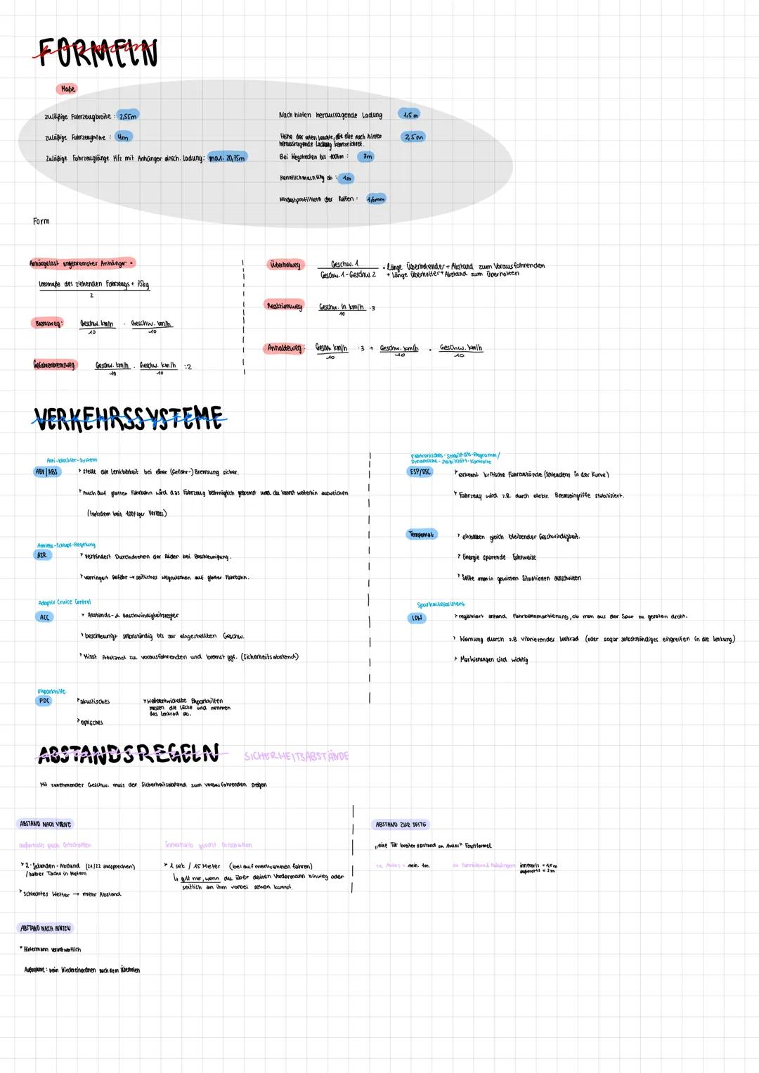 # FORMELN

*   Habe

*   zuläfige Fahrzeugbreide 2,55m
*   zulipige Fahrzeugnine Um
*   Zuläbige Fahrzeuglänge Ki mit Nhônger anch Ladung: m
