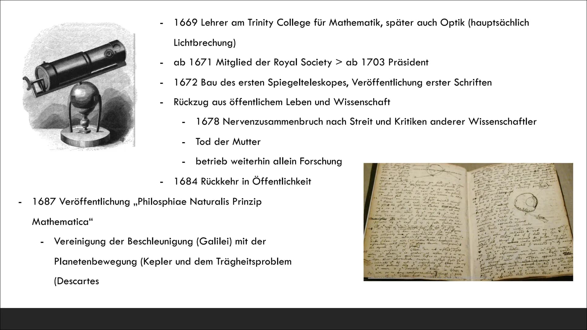 Isaac Newton
PRÄSENTATION VON HELENE DOLGENER
https://tse4.mm.bing.net/th?id=OIP.dTg aJBxt8cuEUrarTwaugHaEK&pid=Api ,,Was wir wissen, ist ei