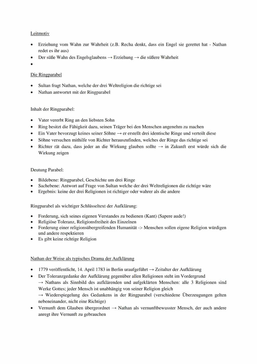 Nathan der Weise und das Zeitalter der Aufklärung
Das Zeitalter der Aufklärung
Allgemeingeschichtlicher Hintergrund
Starke Denkbewegung währ