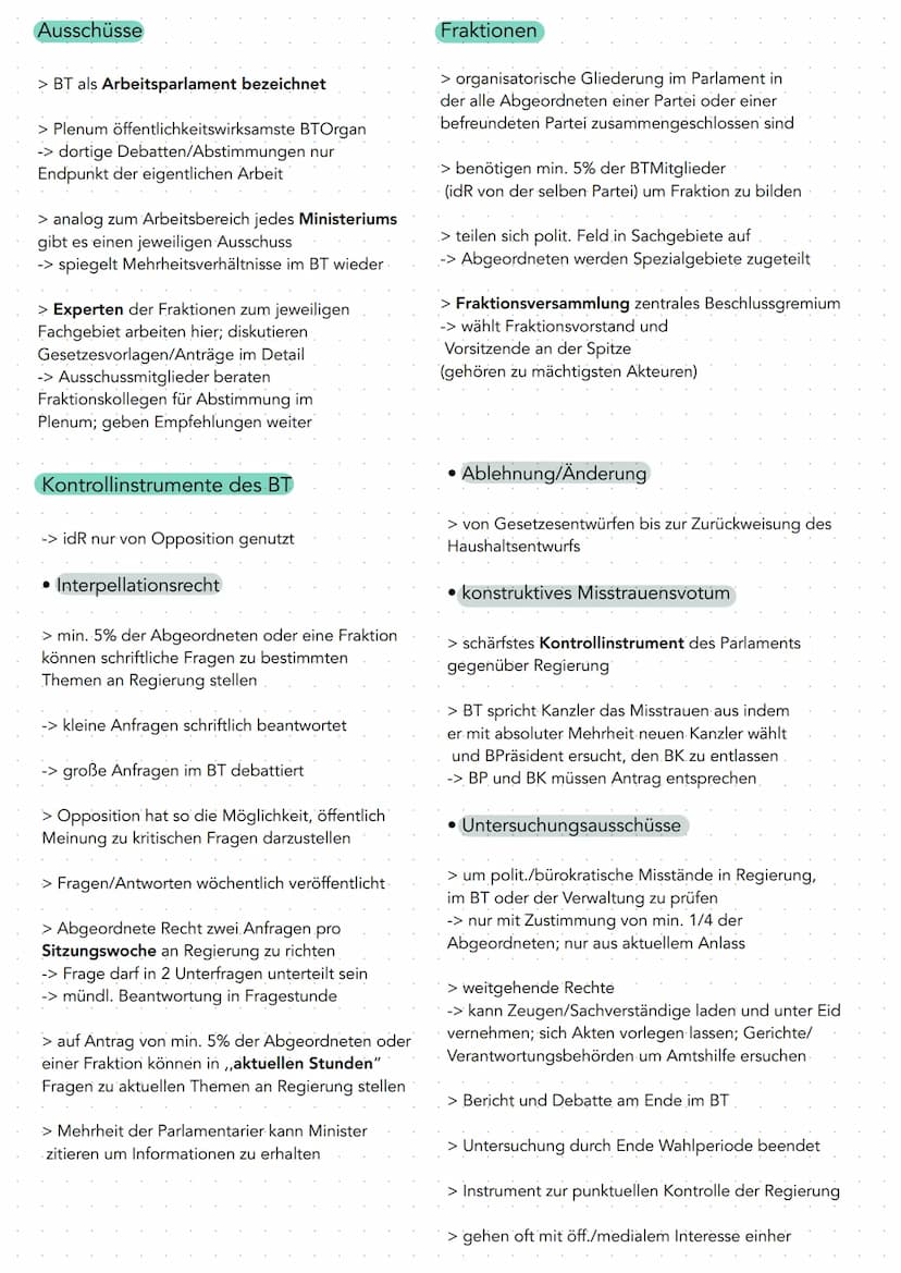  Bundeskanzler
Bundeskabinett
Bundestag
Bundesrat
Bundesverfassungsgericht
Bundespräsident
Bundesversammlung
Landeskabinett
Ministerpräsiden