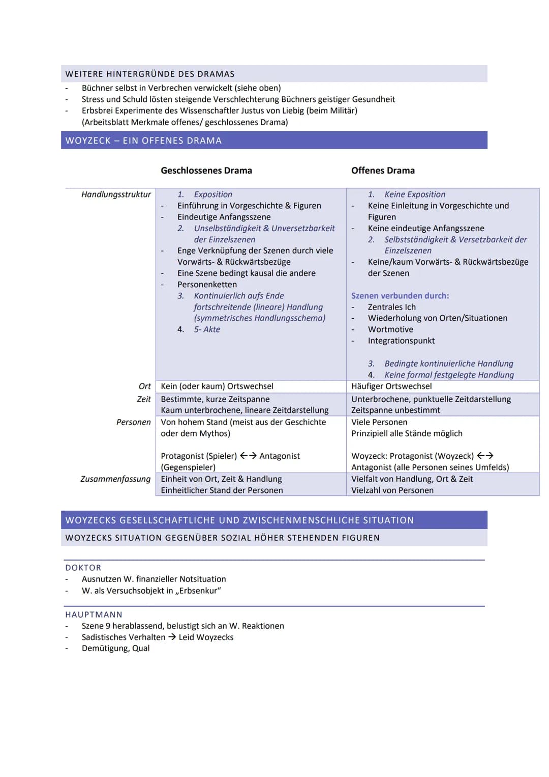 HANDLUNGSSTRUKTUR - keine eindeutige Anfangszene
-keine Exposition
Sozial
LIVE
ZUSAMMENFASSUNG
ERA
ZEIT
physisch
PERSONEN
00000
psychisch
WO