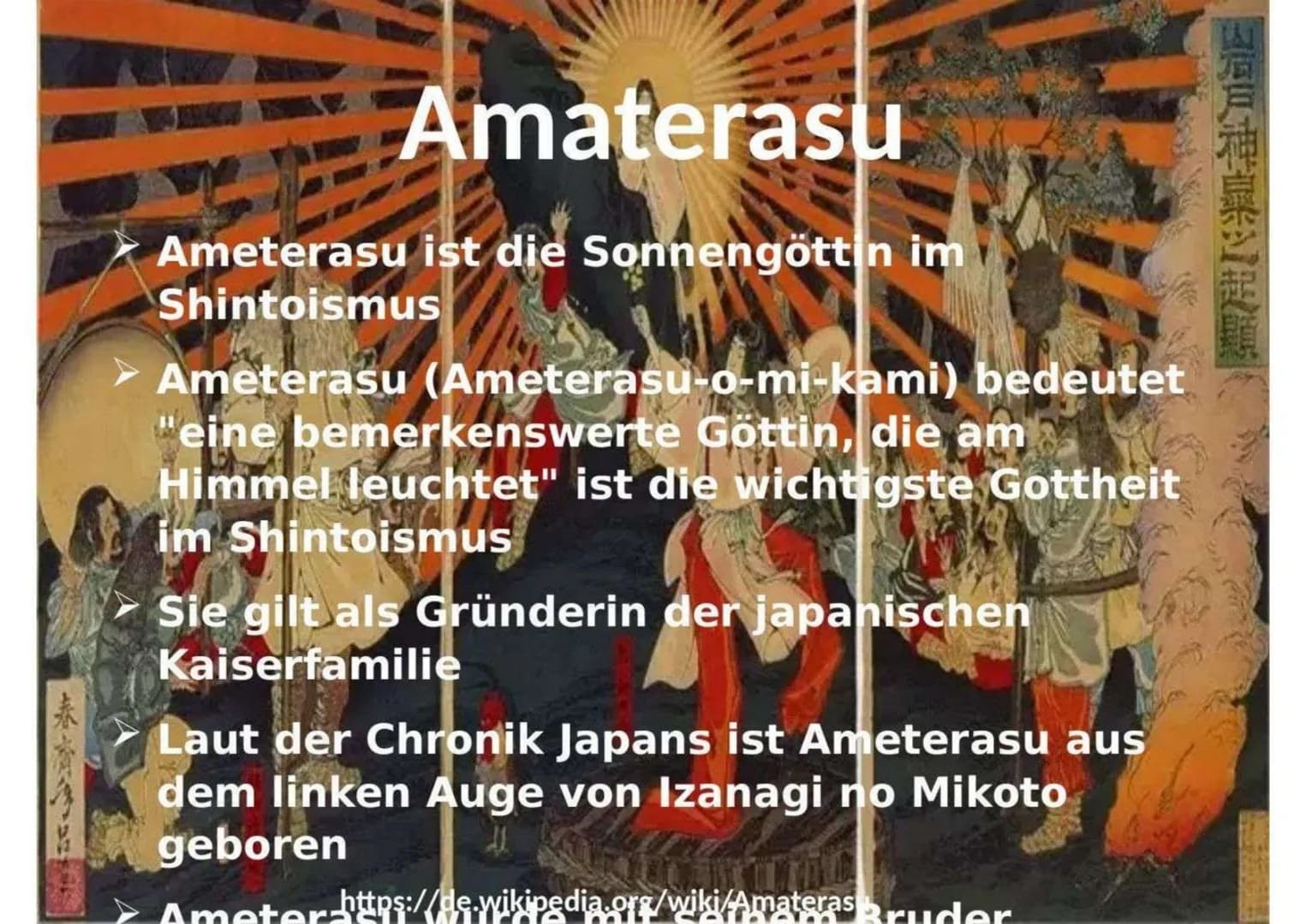 Yōkai (Arten)
Es sind Arten wie Monster und übernatürliche
Kreaturen
Sie sollen von der deutschen Mythologie
stammen, weil die deutsche Myth