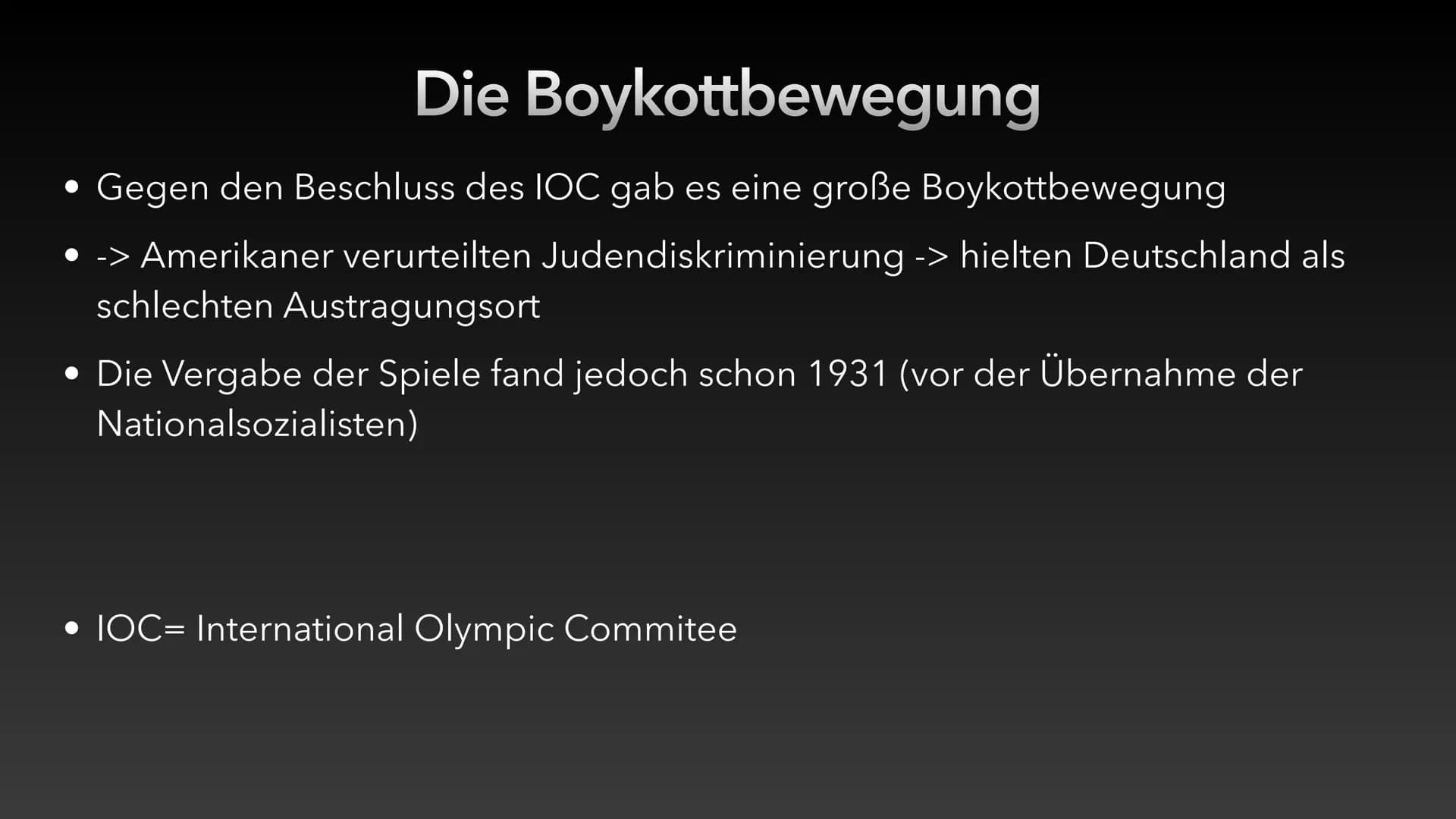 Die Olympischen Sommerspiele 1936
in Berlin
David und Ann-Sophie Allgemeine Fakten
• Die Boykottbewegung
• Ziele der Ns
• Jesse Owens
• Hele