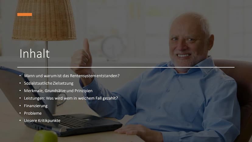 Gesetzliche
Rentenversicherung
Wie und womit handelt der "Sozialstaat"? Sozialpolitische Maßnahmen in
Deutschland in Auswahl
Ist der Sozials