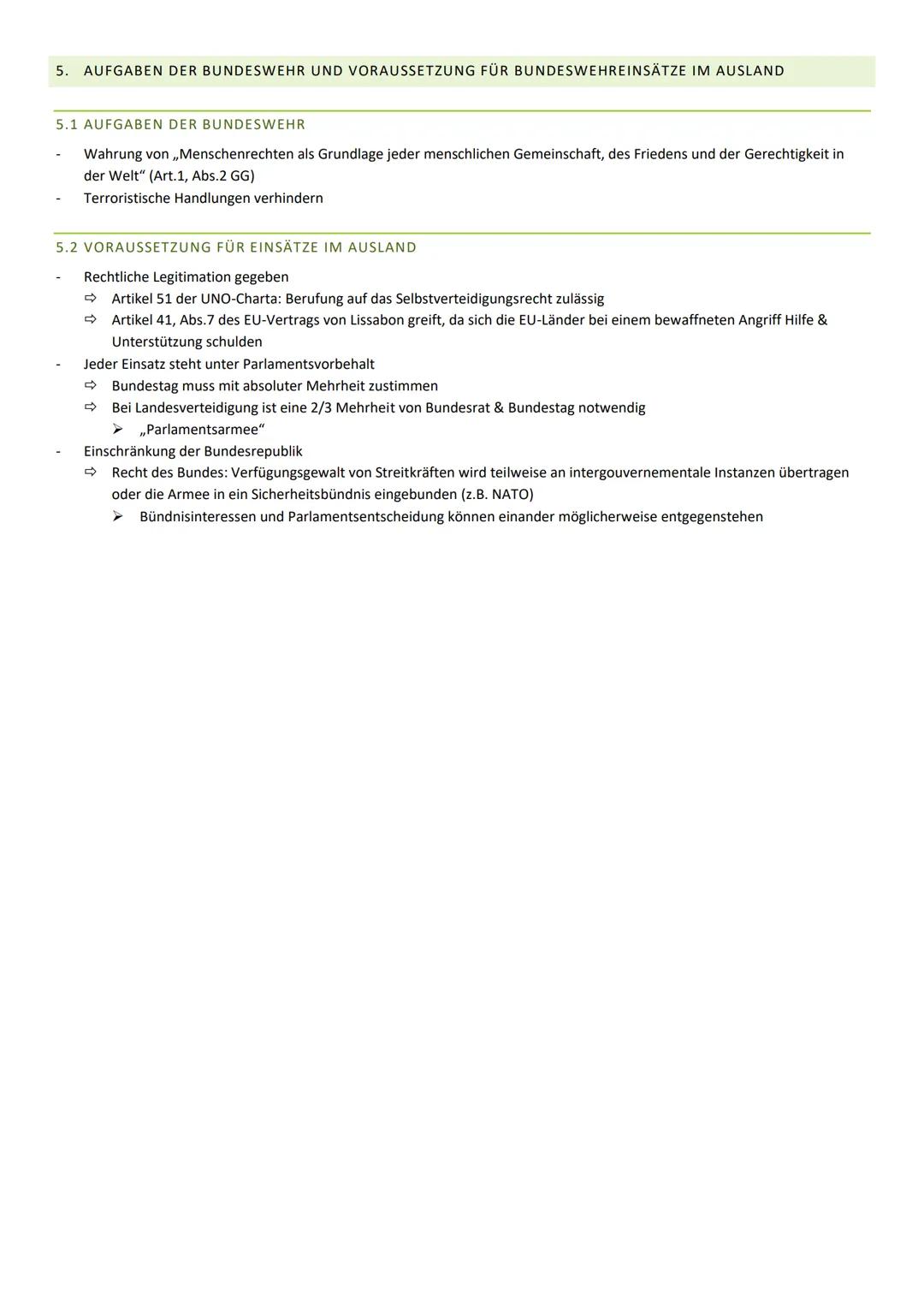 AUBEN- & SICHERHEITSPOLITIK DER BRD
1. ZIELE/INTERESSEN DEUTSCHER AUBEN- UND SICHERHEITSPOLITIK
Interesse als starke Nation in der Mitte Eur