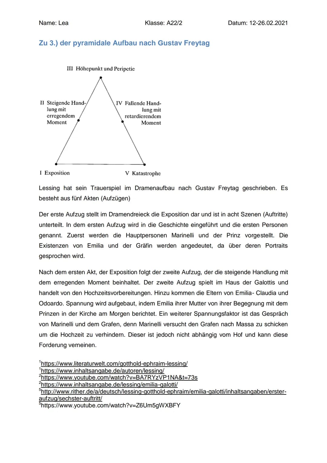 Name: Lea
Klasse: A22/2
2.) Deutsch Klasse 11: Die Literaturepoche der Aufklärung
Interpretation eines Dramenauszugs
(Aufgaben bis 12.02.202