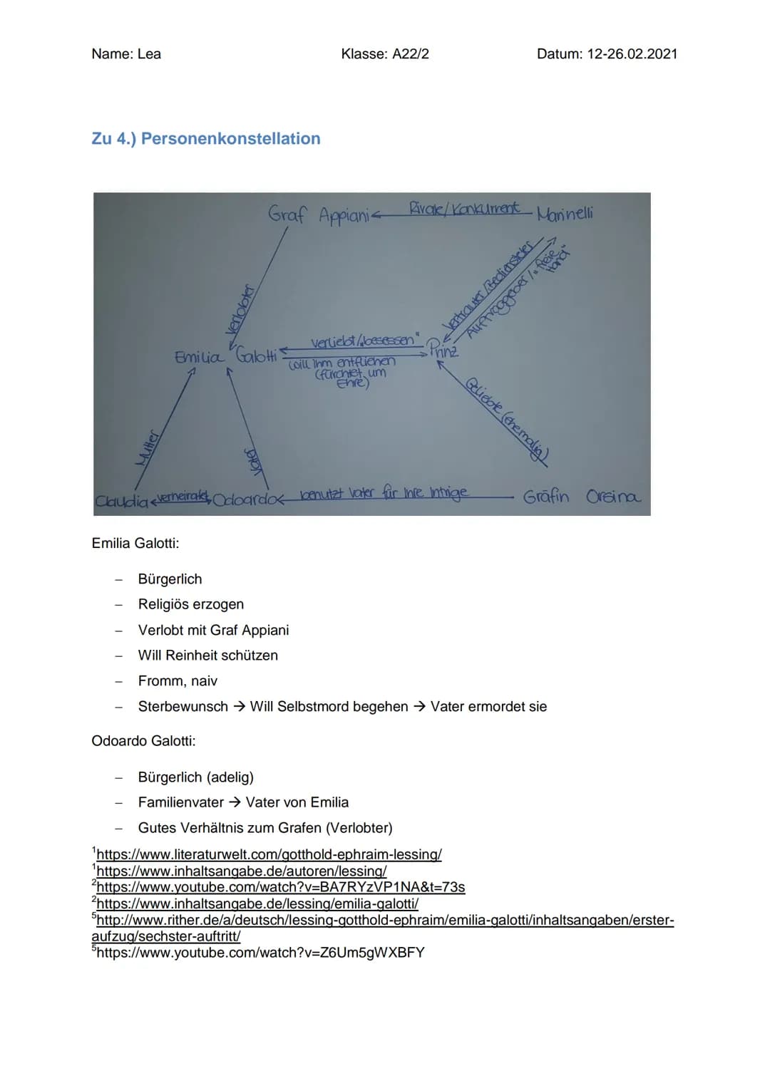 Name: Lea
Klasse: A22/2
2.) Deutsch Klasse 11: Die Literaturepoche der Aufklärung
Interpretation eines Dramenauszugs
(Aufgaben bis 12.02.202