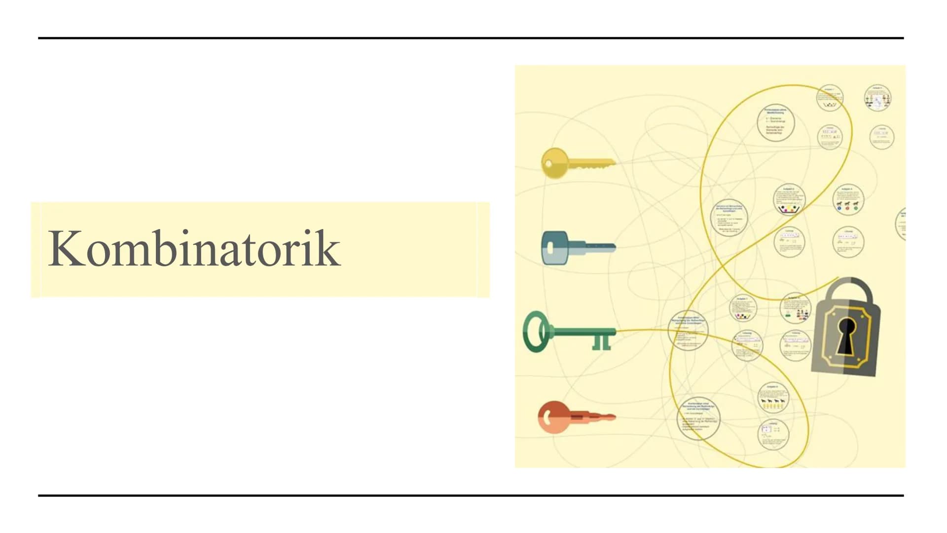Kombinatorik
w
SEPT
THEED
FET
RECAR Gliederung
●
Allgemeines
Kombinatorik
Permutation
Variation
➤ Kombination
Quellen Allgemein
Teilgebiet d