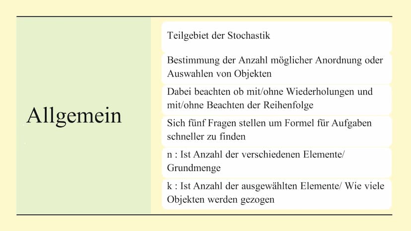 Kombinatorik
w
SEPT
THEED
FET
RECAR Gliederung
●
Allgemeines
Kombinatorik
Permutation
Variation
➤ Kombination
Quellen Allgemein
Teilgebiet d