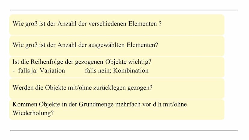 Kombinatorik
w
SEPT
THEED
FET
RECAR Gliederung
●
Allgemeines
Kombinatorik
Permutation
Variation
➤ Kombination
Quellen Allgemein
Teilgebiet d
