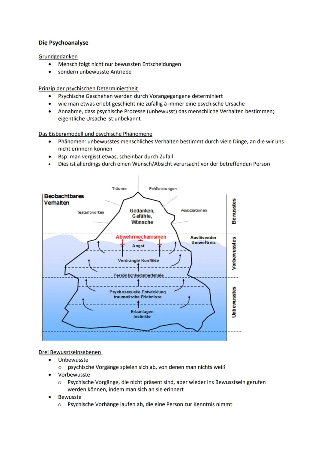 Abitur - Erziehungswissenschaften
Klaus Beyer: Strukturmodell zur kriteriengeleiteten pädagogischen
Reflexion
Sigmund Freud: psychosexuelle 