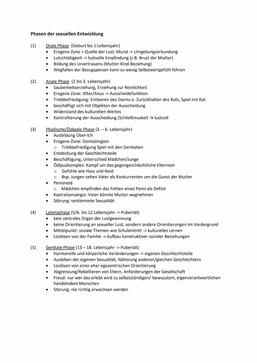 Abitur - Erziehungswissenschaften
Klaus Beyer: Strukturmodell zur kriteriengeleiteten pädagogischen
Reflexion
Sigmund Freud: psychosexuelle 