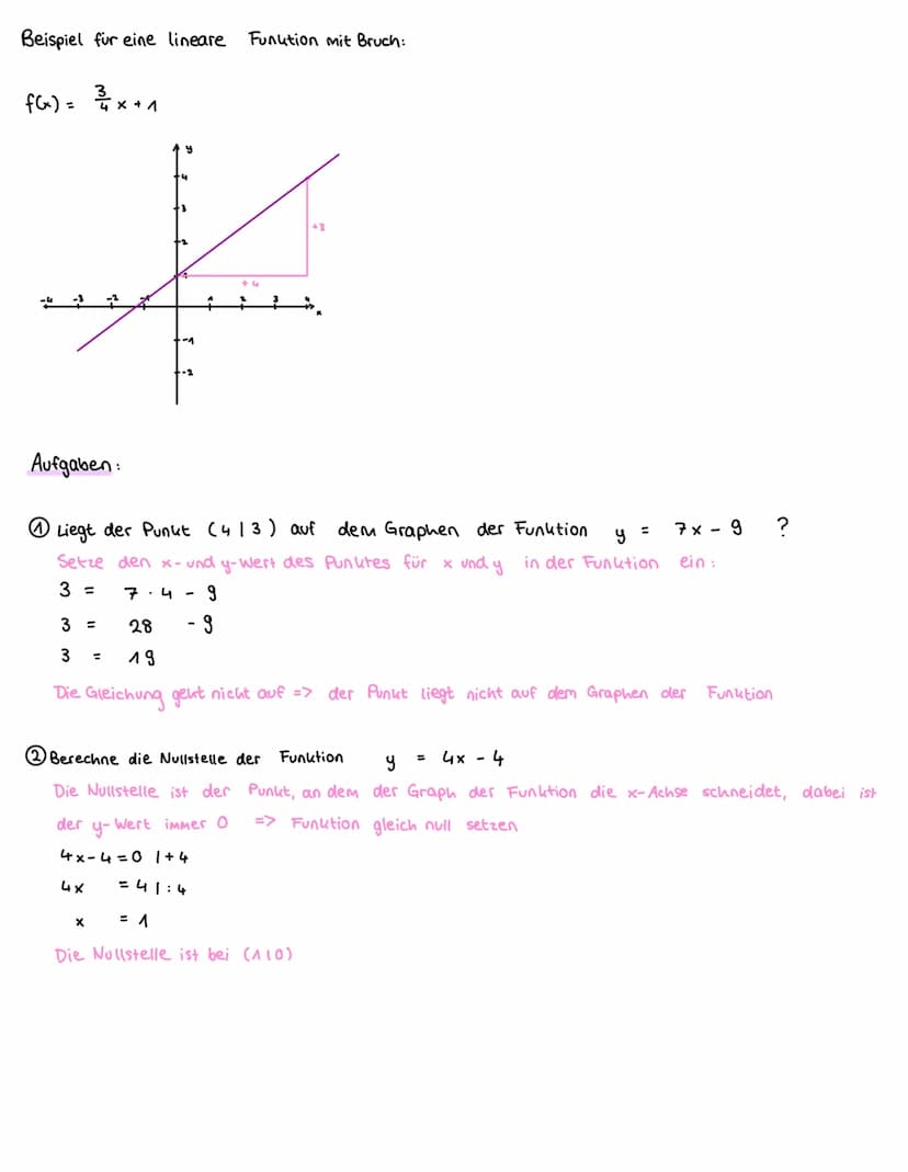 Das muss bei linearen Funktionen beachtet werden:
Funktionsgleichung
Definitionsmenge
Wertemenge
Funktionsgleichung
f(x) = m. x + t
Loder au