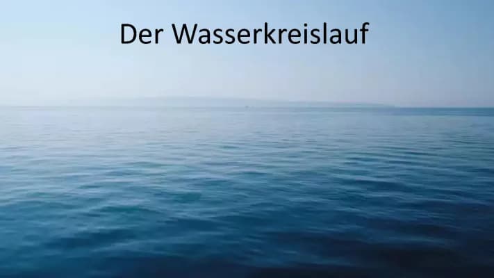 Know Der Wasserkreislauf thumbnail