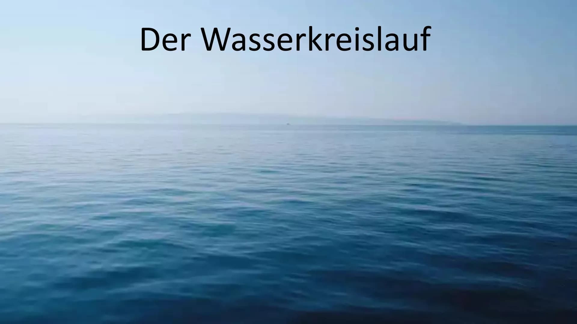 Der Wasserkreislauf 1. Begriff
2. Bedeutung
3. Theorien
4. Wassertypen
4.1 Oberflächenwasser
4.2 Grundwasser
5. Verbindung zu Bodenarten
6. 