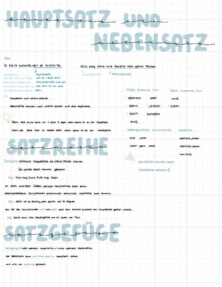 Know HS+NS,Komma,Satzgefüge/Satzreihe thumbnail