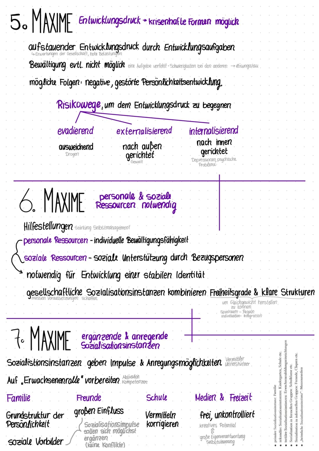 1. MAXIME
Wechselspiel von Anlage & Umwelt
Definition Grundstrukturen Geschlechtsmerkmale
interaktives Verhältnis von Anlage & Umwelt wird
d