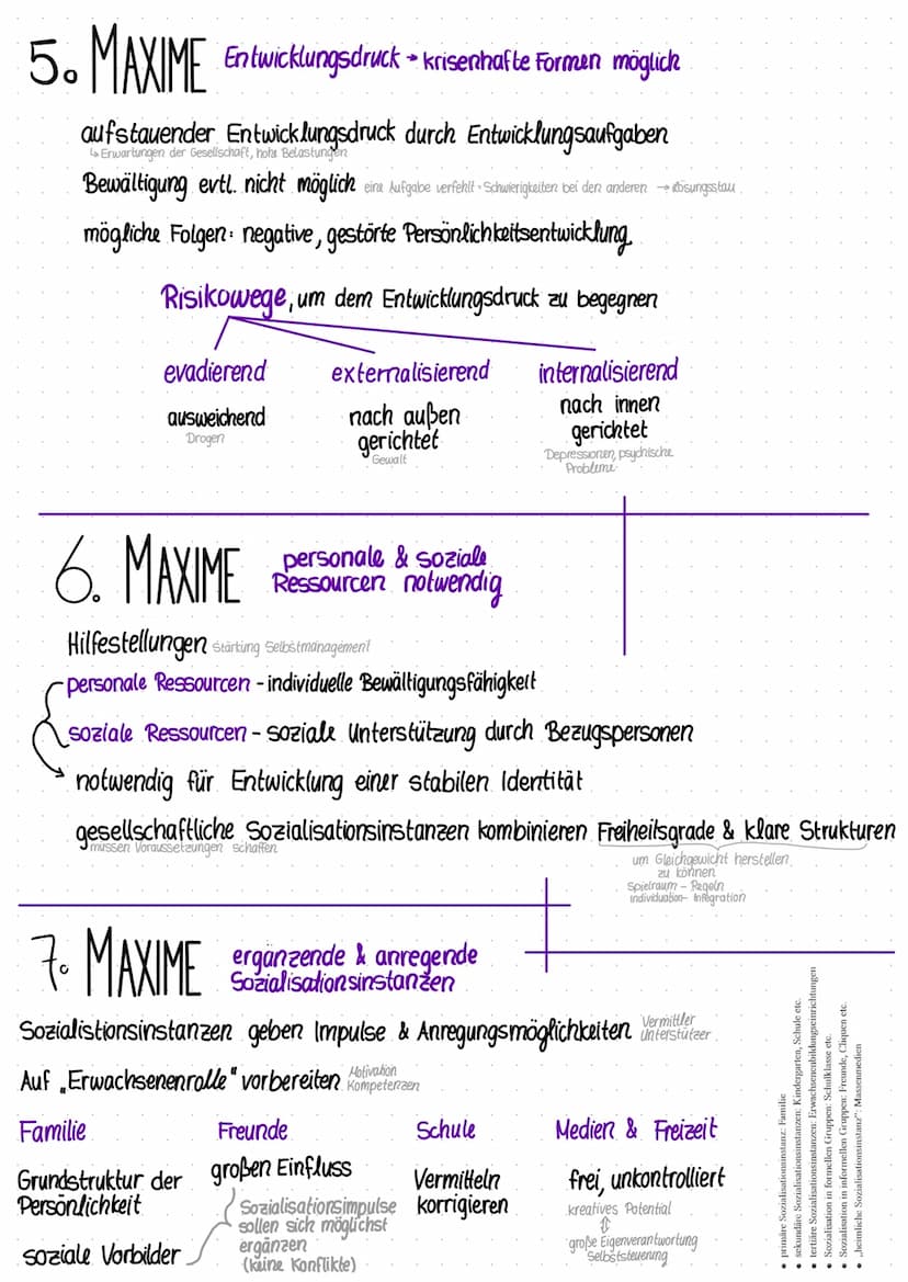 1. MAXIME
Wechselspiel von Anlage & Umwelt
Definition Grundstrukturen Geschlechtsmerkmale
interaktives Verhältnis von Anlage & Umwelt wird
d