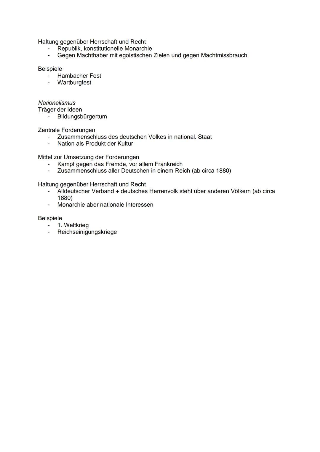 Politische Leitideen im 19. Jahrhundert
Konservatismus
Merkmale
Ziel: Erhaltung der Bestehenden in Politik und Gesellschaft
Abneigung gegenü