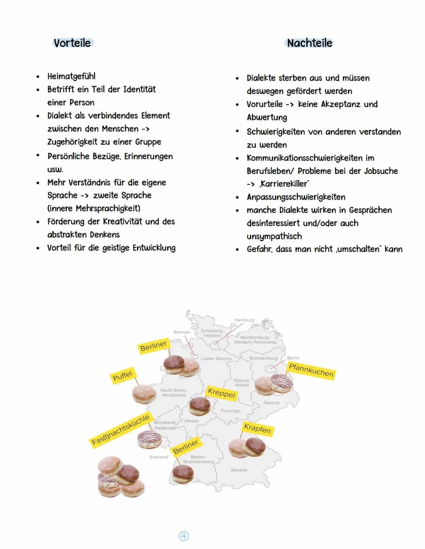 DIALEKTE UND SOZIOLEKTE
Geschichte der Deutschen Dialekte
-Dialekt als eigenes "sprachliches System", das eigene Regeln hat und parallel
zur