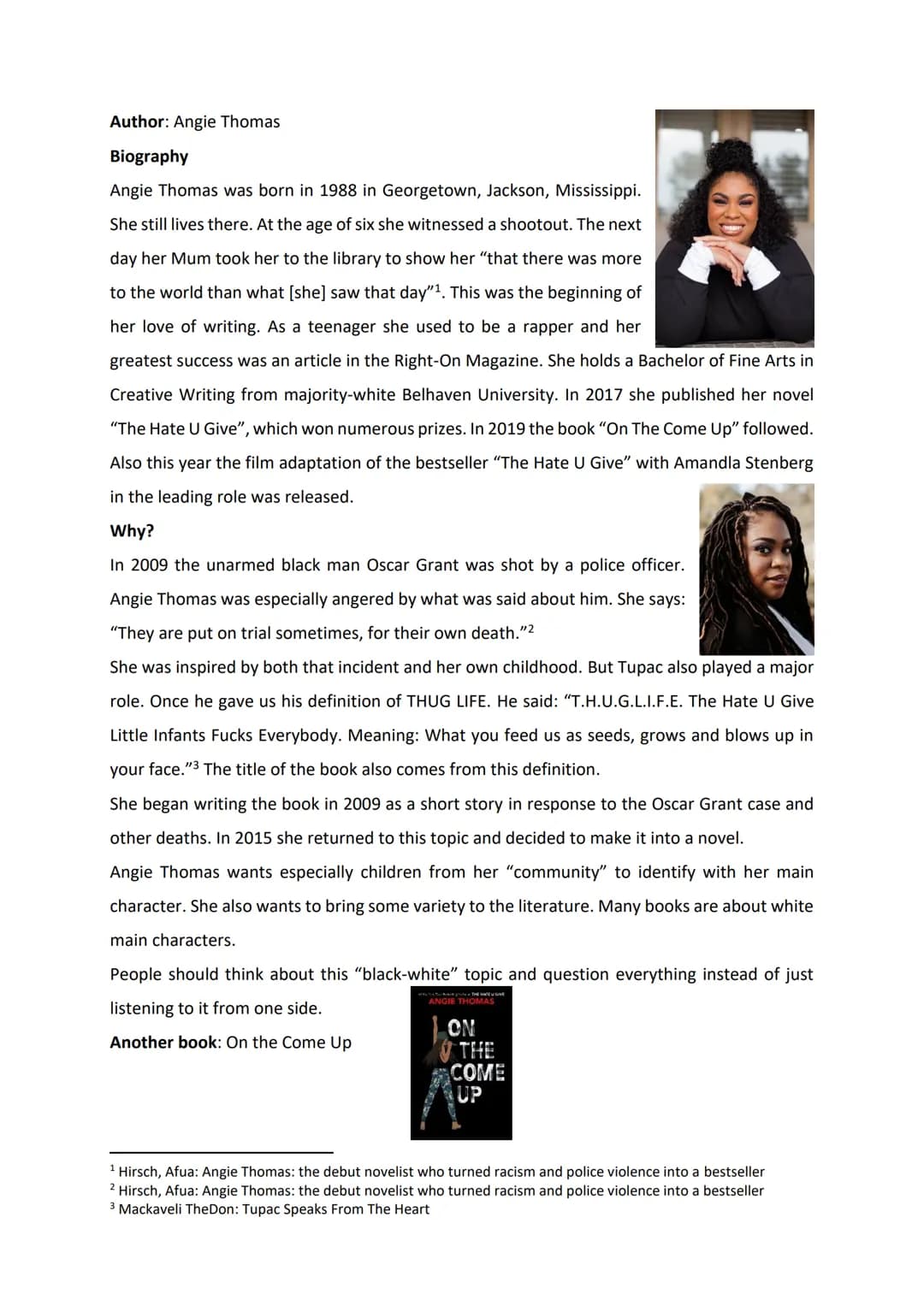 #1 New York Times Bestseller
ANGIE THOMAS
Non-Violent Social Change
HONOR
CORETTA SCO11 KING AWARD
THE
HATE
U
GIVE
"Absolutely riveting!"
JA