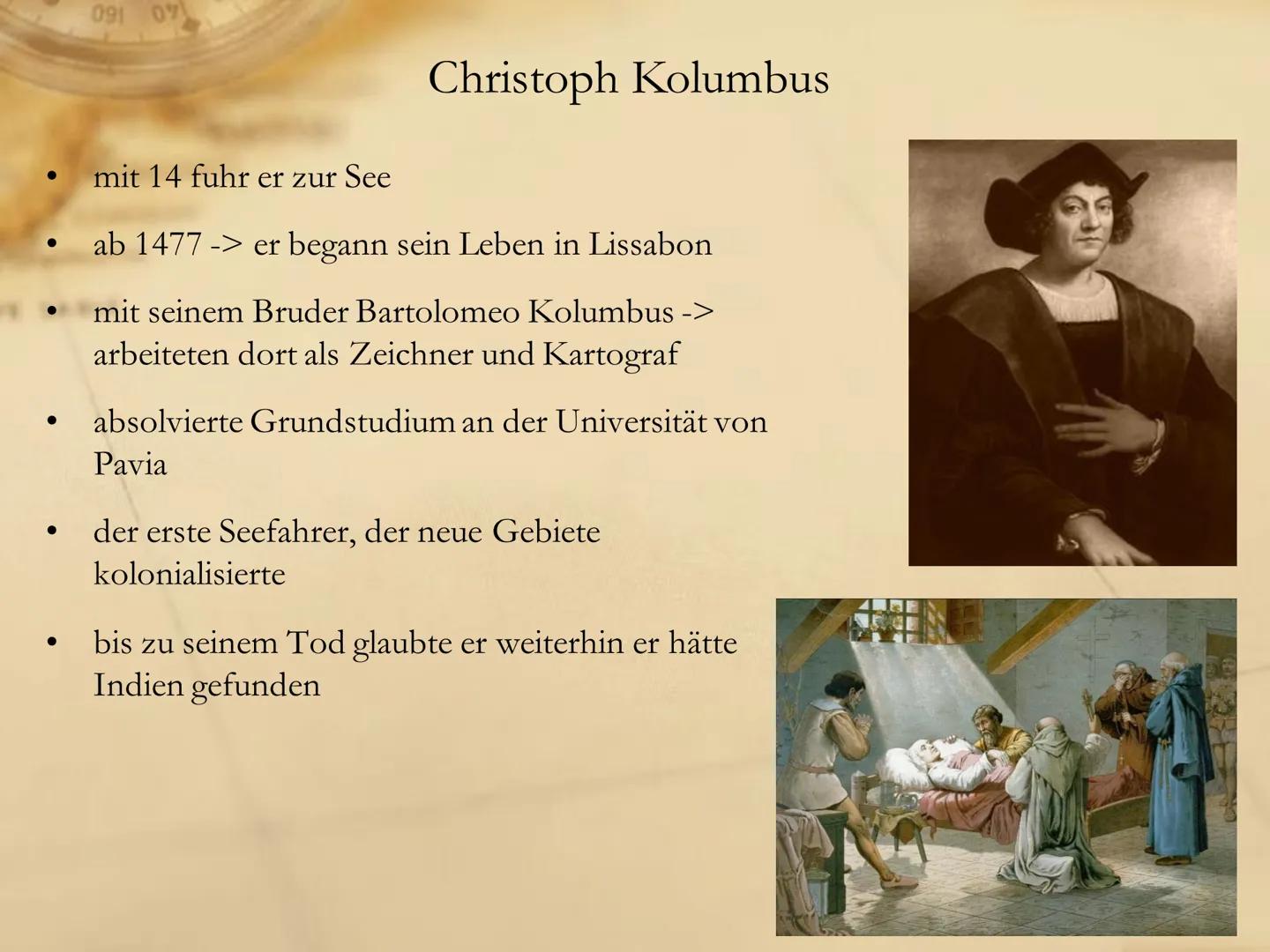 Christoph Kolumbus
8010
120 140 160
SE 091 09
Name
Geburtstag
Geburtsort
Todesdatum
Ort der
Beerdigung
Ehegattin
Kinder
Eltern
Geschwister
B