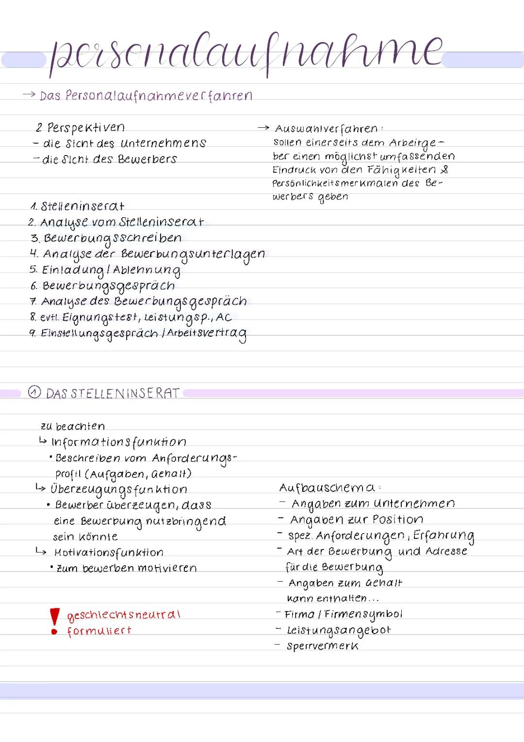 Stellenanzeigen Lesen und Assessment Center Vorbereitung