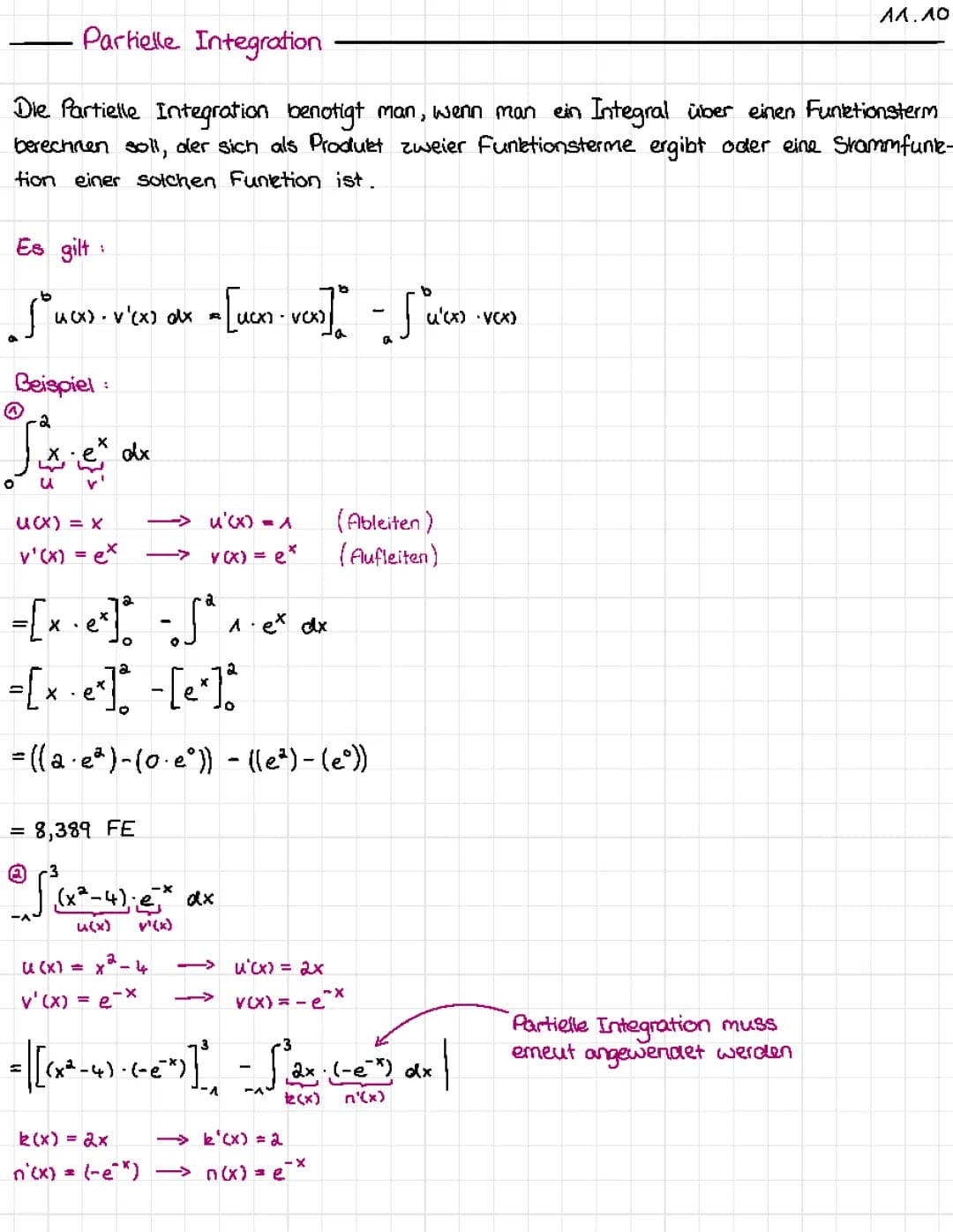 Partielle Integration 