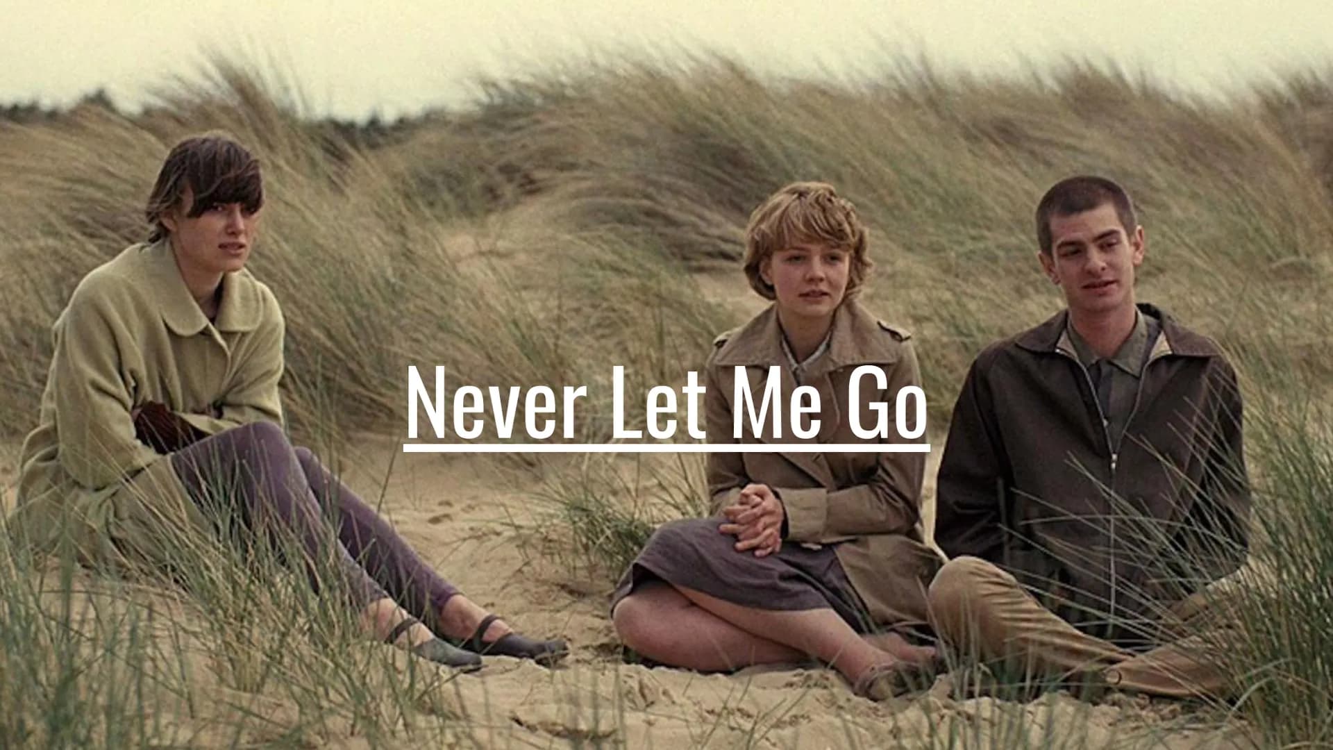 Never Let Me Go Table of content
plot and settings
themes & topics
characters
analysis of one specific scene Plot and setting
Setting
takes 