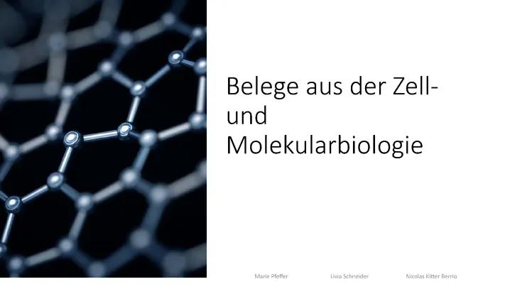 Know Belege aus der Zell- und Molekularbiologie  thumbnail