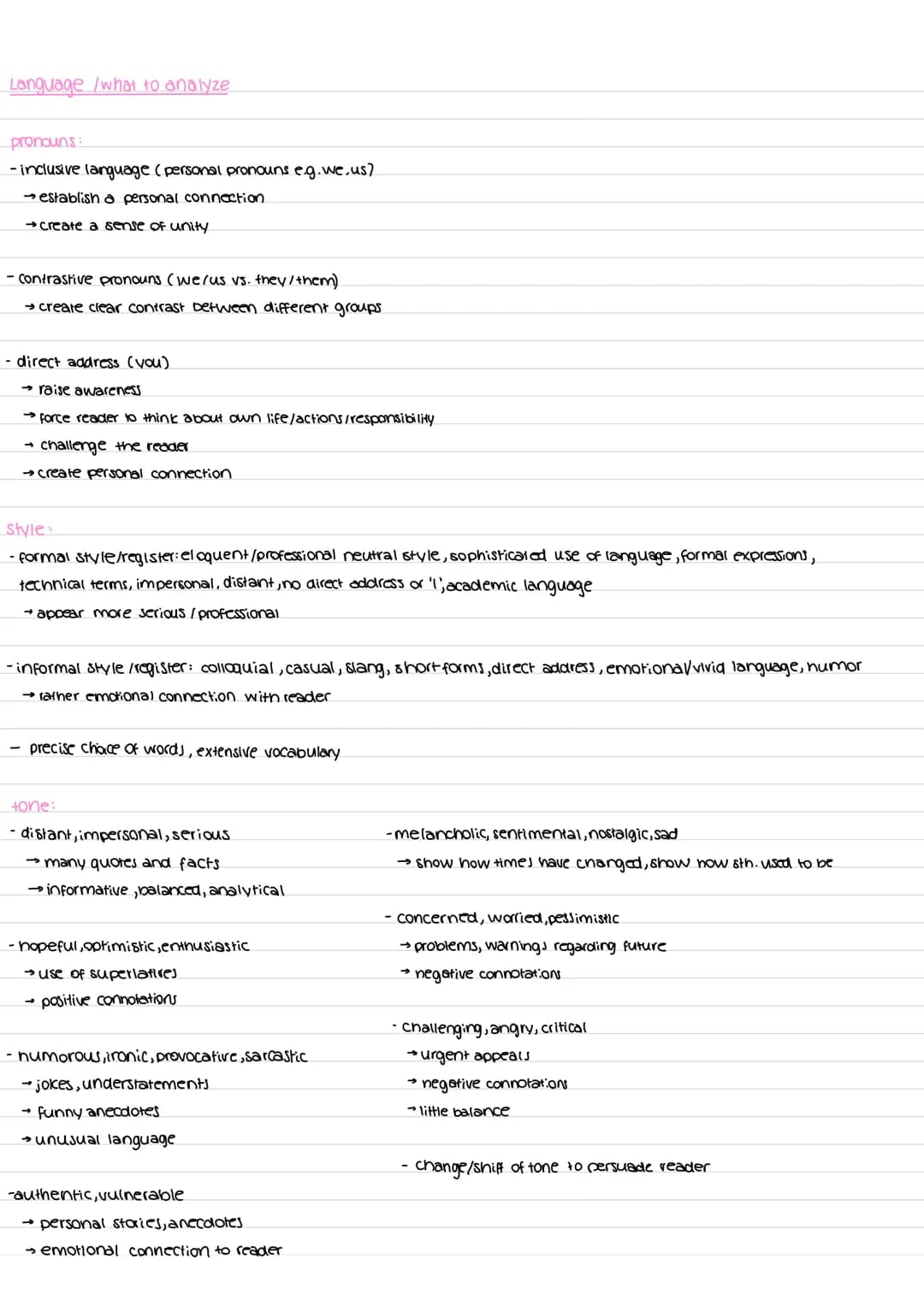Analysis
How does the use of language help to convey the central message and what effect does it have on the reader ?
introduction:
-title, 