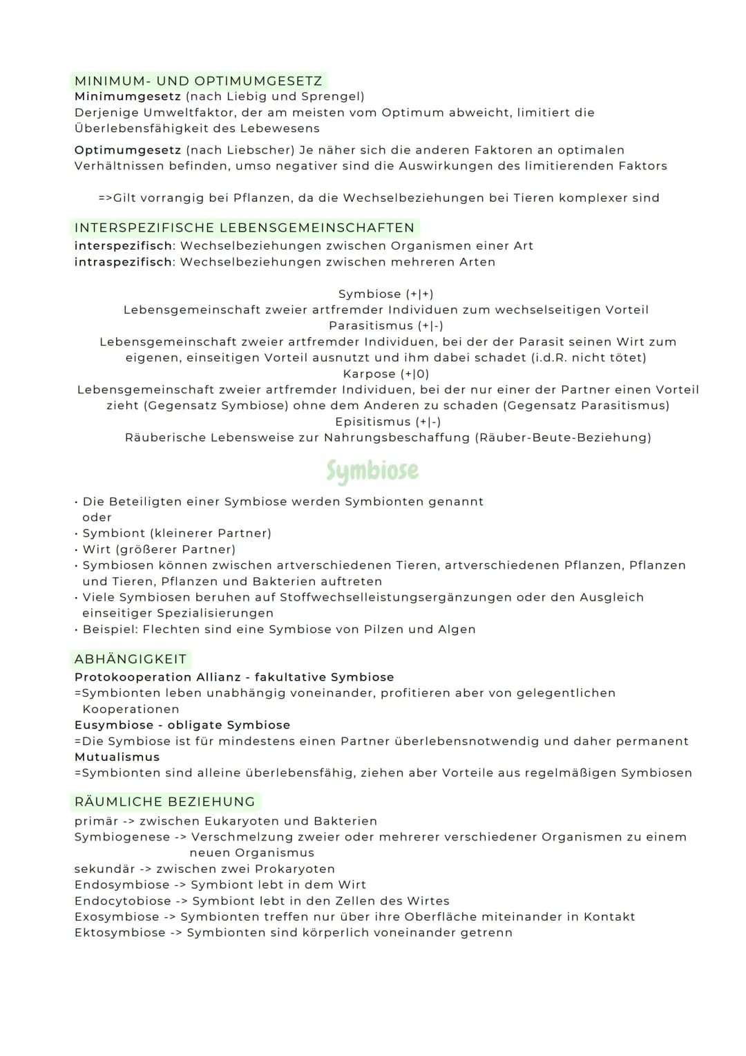 ABITURZUSAMMENFASSUNG
2023
Biologie LK
Ökologie Umweltfaktoren
ÖKOLOGIE
Wissenschaftliche Erforschungg der Wechselwirkungen von Organismen m