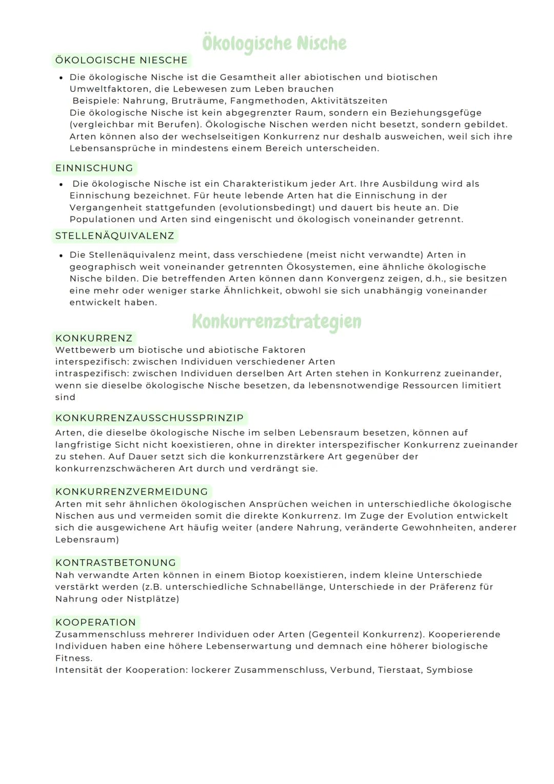 ABITURZUSAMMENFASSUNG
2023
Biologie LK
Ökologie Umweltfaktoren
ÖKOLOGIE
Wissenschaftliche Erforschungg der Wechselwirkungen von Organismen m